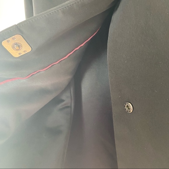 Jones New York Black Jacket with Snaps and Large Sweater Collar - Picture 13 of 13